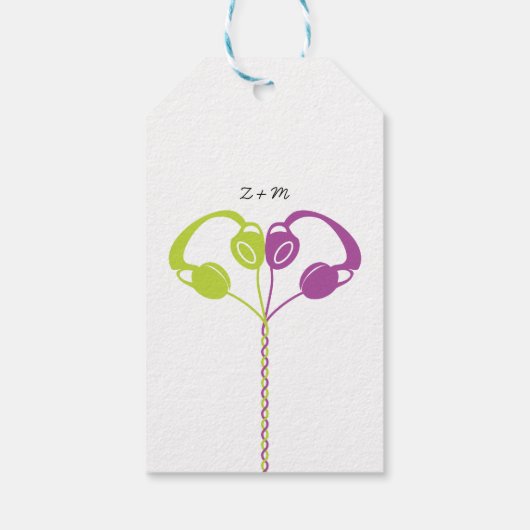 レトロボックスインディミキステープ結婚ズパープルライム ギフトタグ (裏面)