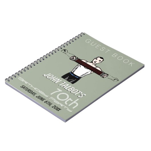 レトロボディビル70thバースデーパーティーゲストブック ノートブック (左側)