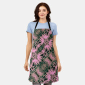 レトロボヘミアンボタニック エプロン (着用した状態)
