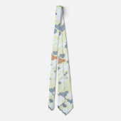 レトロボヘミアンミュートファンキーGroovy抽象芸術迷彩柄 ネクタイ (裏面)