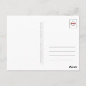 レトロボヘミア溝平和シンボル葉書 ポストカード (裏面)