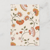 レトロボヘミ結婚アンフローラの詳細QRコード エンクロージャーカード (裏面)