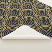 レトロボホアーチパターン シェルパブランケット (3/4)