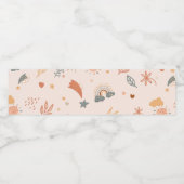 レトロボホウォーターカラーレインボーニュートラル ペットボトルラベル (シングルラベル)