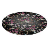 レトロボホエレガントワイルドフラワー カッティングボード (角)