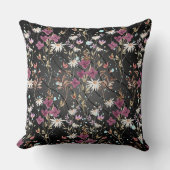 レトロボホエレガントワイルドフラワー クッション (正面)
