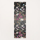 レトロボホエレガントワイルドフラワー ヨガマット (正面)