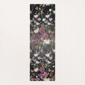 レトロボホエレガントワイルドフラワー ヨガマット (裏面)