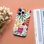 レトロボホカラフルフローラシシンプルックモノグラム iPhone 15 PRO MAXケース<br><div class="desc">レトロボホカラフルフローラシシンプルックMonogram iPhone 15 Pro Maxケース。女の子、娘カスタム、あなたの友人や役員への贈り物として完璧。</div>