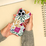 レトロボホカラフルフローラシシンプルックモノグラム Case-Mate iPhone 14 PRO MAXケース<br><div class="desc">レトロボホカラフルフローラシシンプルックMonogramケース – メイトiPhone 14 Pro Maxケース。女の子、娘カスタム、あなたの友人や役員への贈り物として完璧。</div>