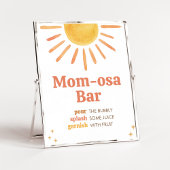 レトロボホサンシャインベビーシャワーマママオサバー ポスター