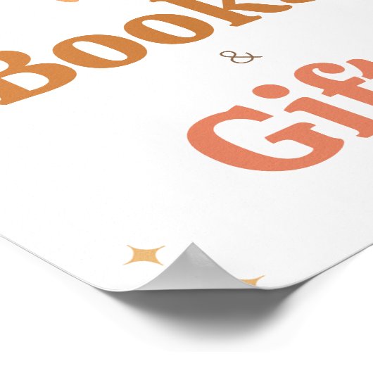 レトロボホサンシャインベビーシャワー本とギフト ポスター (角)