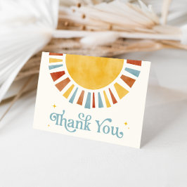 レトロボホサンバーストサンキューカード サンキューカード