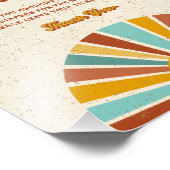 レトロボホサンベイビーシャワーおむつラッフルサイン フォトプリント            (角)