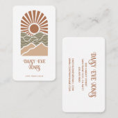 レトロボホテラコッタアンドセージサンマウンテン 名刺 (正面/裏面)