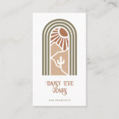 レトロボホテラコッタセージサウスウエストサンデザート 名刺 (正面)