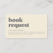 レトロボホデイジーベビーシャワー予約リクエスト エンクロージャーカード (正面)