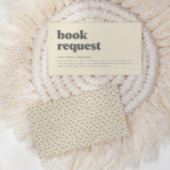 レトロボホデイジーベビーシャワー予約リクエスト エンクロージャーカード