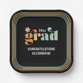 レトロボホデイジー2025グラードパーティー紙プレート ペーパープレート