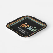 レトロボホデイジー2025グラードパーティー紙プレート ペーパープレート (傾斜あり)