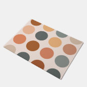 レトロボホドットニュートラル ドアマット (アングル)