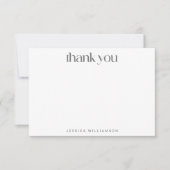 レトロボホピンクイエローフローラグルーヴィブライダルシャワー サンキューカード (正面)