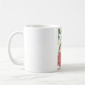 レトロボホフローラインスピレーション引用文 コーヒーマグカップ (左)