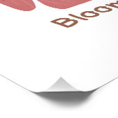 レトロボホフローラインスピレーション引用文 ポスター (コーナー)