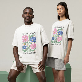 レトロボホフローラインスピレーション引用文 Tシャツ