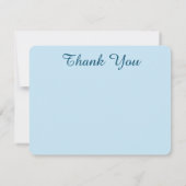 レトロボホフローラマンダラゼンライトブルー サンキューカード (裏面)