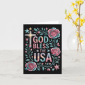 レトロボホフローラ神祝福The Usa Christian 4th カード (黄色い花)