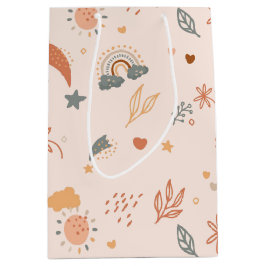 レトロボホラストブラウン ミディアムペーパーバッグ