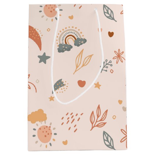 レトロボホラストブラウン ミディアムペーパーバッグ (正面)