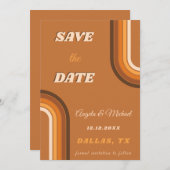 レトロボホレインボー60s 70sグルーヴィーヴィンテージアーチ セーブザデート (正面/裏面)