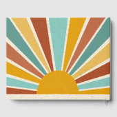 レトロボホー来ここの息子の赤ちゃんシャワー ゲストブック (裏面)