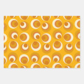 レトロボホ幾何学模様60s 70s70s ラッピングペーパーシート (正面2)