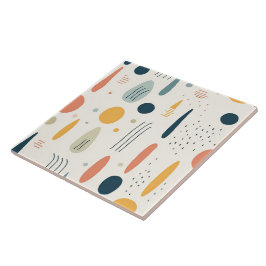 レトロボホ抽象芸術コレ人気があるクション タイル