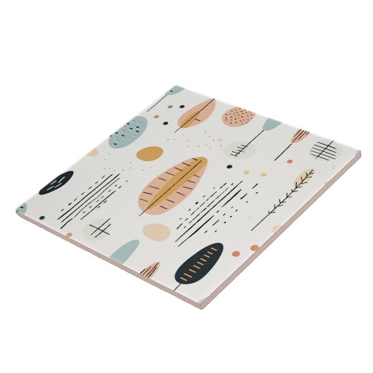 レトロボホ抽象芸術トレンディーコレクション タイル (側面)