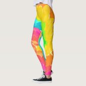 レトロボホ絞り染め レギンス (左)