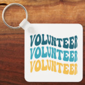 レトロボランティア キーホルダー (正面)
