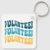 レトロボランティア キーホルダー (裏面)