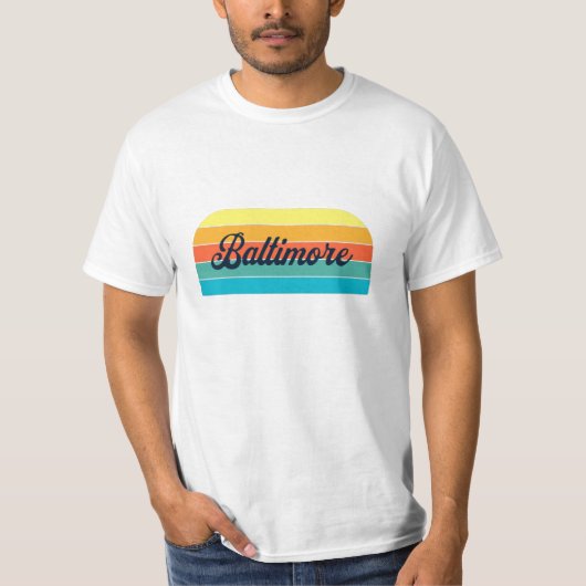 レトロボルチモアTシャツ Tシャツ (正面)