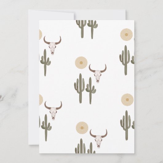 レトロボーイズどのように西は1歳の誕生日だった 招待状 (裏面)