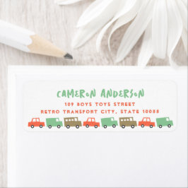 レトロボーイズ玩具おもしろい輸送誕生日アドレス ラベル