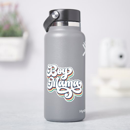 レトロボーイママハートシール シール (HydroFlask)