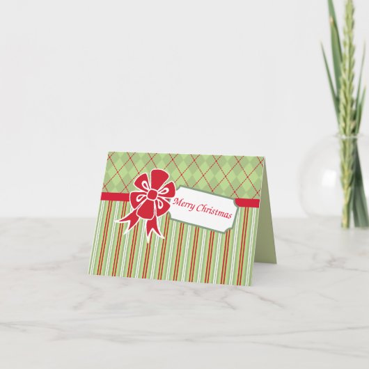 レトロボークリスマスカード シーズンカード (正面)