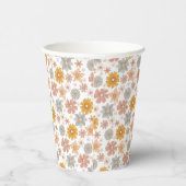 レトロボーフローラヴィンテージフラワーパワー 紙コップ (右)