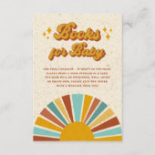 レトロボーホサンブックスベビー エンクロージャーカード (正面)