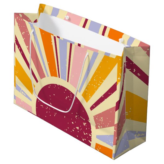 レトロボーホサン ラージペーパーバッグ (正面アングル)