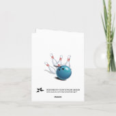 レトロボーリングありがとう サンキューカード (裏面)